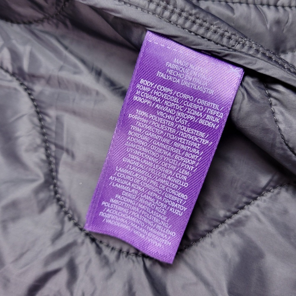 Ralph Lauren Purple Label‎ Arnett Water Repellent Taffeta Coat Womens 10 $1.650 - Picture 7 of 13